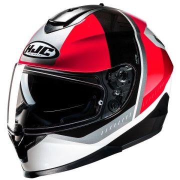 Casco integral HJC C70N ALIA MC1 Rojo Negro Gris