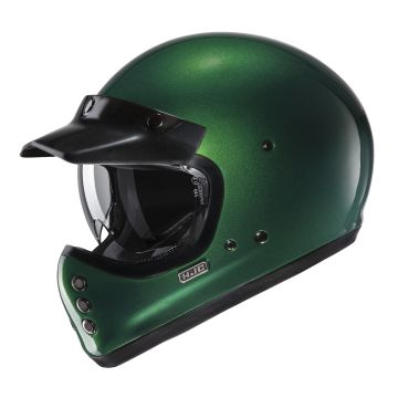 Full face helmet HJC V60 in fiber Green