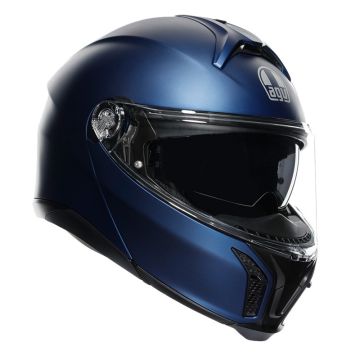 AGV TOURMODULAR GALASSIA modular helmet in Matt Blue carbon