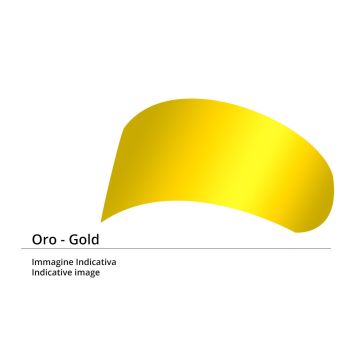Gold iridium visor for LS2 FF370 FF386